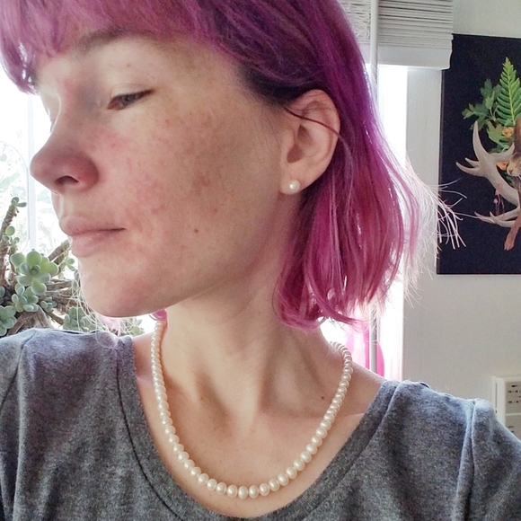 SOLD Vintage Genuine Pearl 3-pc Set - Picture 2 of 9